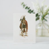 Nord-Amerikanische Ureinwohner Postkarte (Stehend Vorderseite)