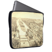 Nord Aurora Illinois Stone Lithograph 1871 Art Laptopschutzhülle (Vorne Rechts)