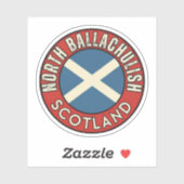 Nord-Ballachulish, Schottland Aufkleber (Blatt)