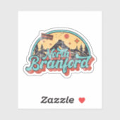 Nord Branford, Connecticut Aufkleber (Blatt)