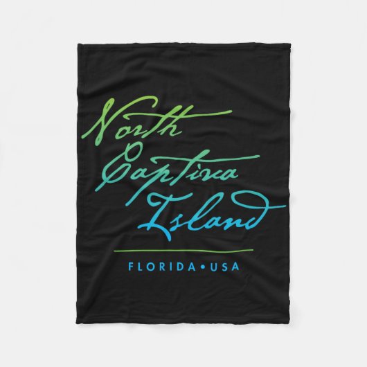 Nord-Captiva-Insel Florida Fleecedecke (Vorderseite)