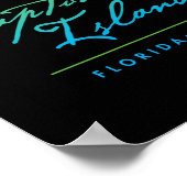 Nord Captiva Island Florida Poster (Ecke)