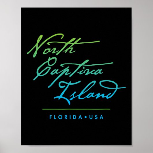 Nord Captiva Island Florida Poster (Vorne)