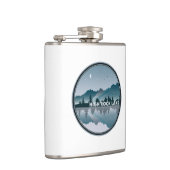 Nord-Carolina-Reflektion Flachmann (Rechts)