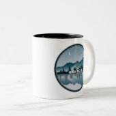 Nord-Carolina-Reflektion Zweifarbige Tasse (VorderseiteRechts)