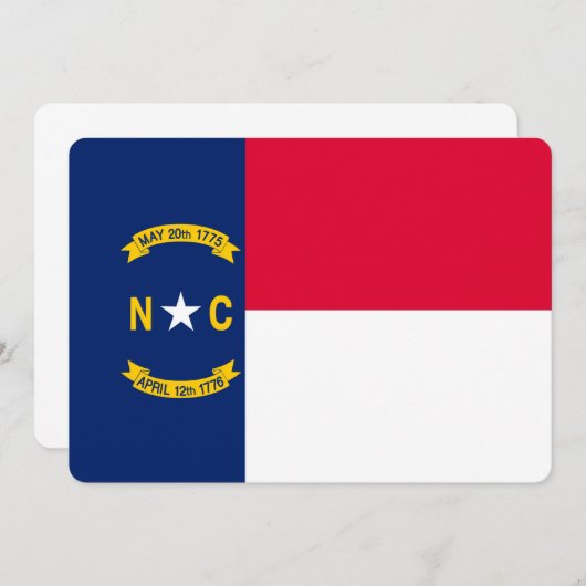 Nord-Carolina-Staatsflagge (Vorne/Hinten)