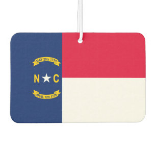 Nord-Carolina-Staatsflagge Autolufterfrischer