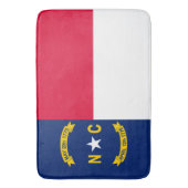 Nord-Carolina-Staatsflagge Badematte (Vorderseite Vertikal)