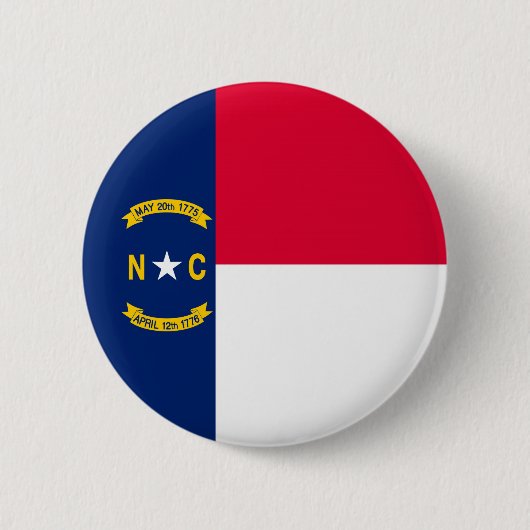 Nord-Carolina-Staatsflagge Button (Vorderseite)