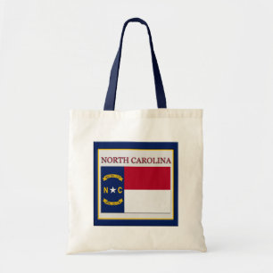 Nord-Carolina-Staatsflagge-Design-Haushalt Canvas- Tragetasche