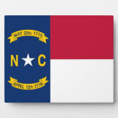 Nord-Carolina-Staatsflagge Fotoplatte (Vorderseite)