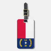 Nord-Carolina-Staatsflagge Gepäckanhänger (Vorderseite vertikal)