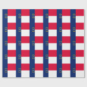 Nord-Carolina-Staatsflagge Geschenkpapier (Flach)