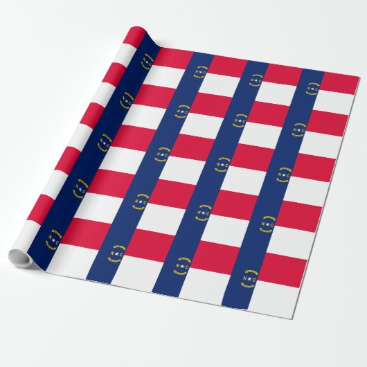 Nord-Carolina-Staatsflagge Geschenkpapier (Ungerollt)