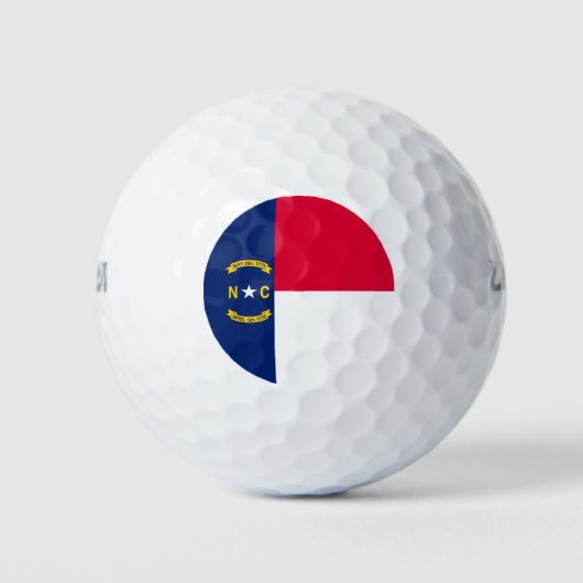 Nord-Carolina-Staatsflagge Golfball (Vorderseite)