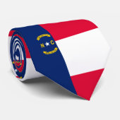 Nord-Carolina-Staatsflagge Krawatte (Gerollt)