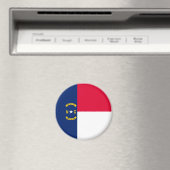 Nord-Carolina-Staatsflagge Magnet (In Situ (Geschirrspüler))