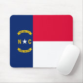 Nord-Carolina-Staatsflagge Mousepad (Mit Mouse)