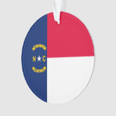 Nord-Carolina-Staatsflagge Ornament (Vorderseite)
