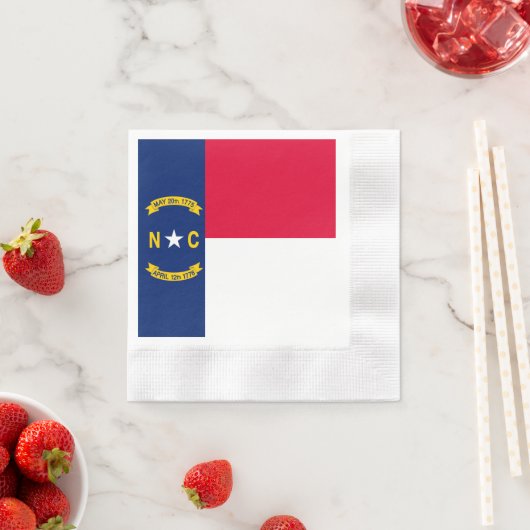 Nord-Carolina-Staatsflagge Serviette (Beispiel)