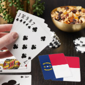 Nord-Carolina-Staatsflagge Spielkarten (In Situ)