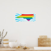 Nord Carolina Stolz. Poster (Küche)