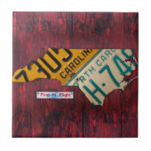 Nord-Carolinalizenz-Platten-Karten-Keramik-Fliese Fliese (Vorderseite)