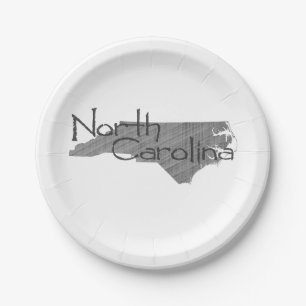 Nord-CarolinapapierParty-Teller Pappteller