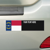 Nord-CarolinaStaats-Flagge Autoaufkleber (Auf Auto)