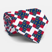 Nord-CarolinaStaats-Flagge Krawatte (Gerollt)