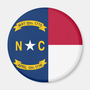 Nord-CarolinaStaats-Flagge Magnet