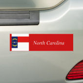 Nord-CarolinaStaats-Flagge, Nord-Carolina Autoaufkleber (Auf Auto)