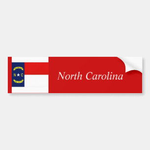 Nord-CarolinaStaats-Flagge, Nord-Carolina Autoaufkleber