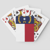 Nord-CarolinaStaats-Flagge Spielkarten (Rückseite)