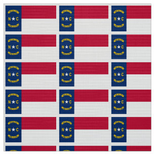 Nord-CarolinaStaats-Flagge Stoff