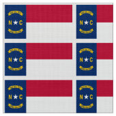 Nord-CarolinaStaats-Flagge Stoff (Nahaufnahme)