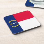 Nord-CarolinaStaats-Flaggen-Entwurfs-Dekor Untersetzer (Linke Seite)