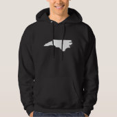 Nord-CarolinaStaats-Kontur Hoodie (Vorderseite)