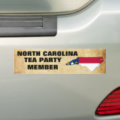 NORD-CAROLINAtee-PARTY Autoaufkleber (Auf Auto)