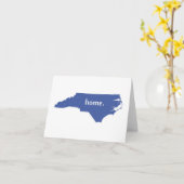 Nord-CarolinaZuhause-Silhouette-Staats-Karte Karte (Gelbe Blume)