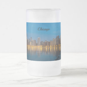Nord-Chicago-Stadtbild Mattierte Tasse