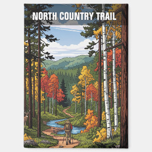 Nord Country Wanderung Magnet