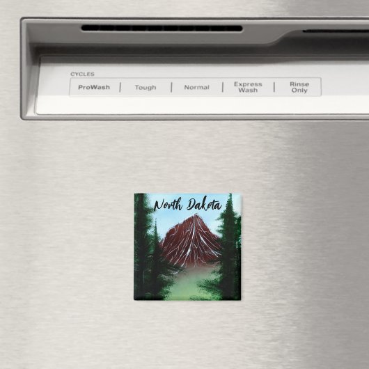 Nord-Dakota-Berglauf Magnet (In Situ (Geschirrspüler))