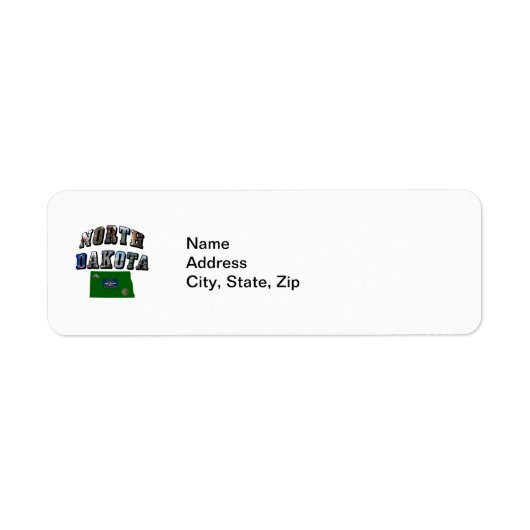 Nord-Dakota-Bildtext (Vorne)