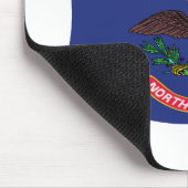 Nord-Dakota-Flaggenmousepad Mousepad (Ecke)