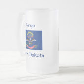 Nord-Dakota-Flaggenplan Stadt Tasse (Vorderseite Links)