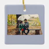 Nord-Dakota-Staat Foto Keramikornament (Vorderseite)