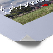 Nord-Dakota-Staat Foto Poster (Ecke)