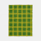 Nord-Dakota-Staat-Universität Bison Tartan Fleecedecke (Vorderseite)