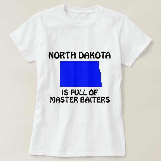 Nord-Dakota - voller Master-Baiters T-Shirt (Design vorne)